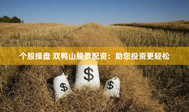 个股操盘 双鸭山股票配资：助您投资更轻松